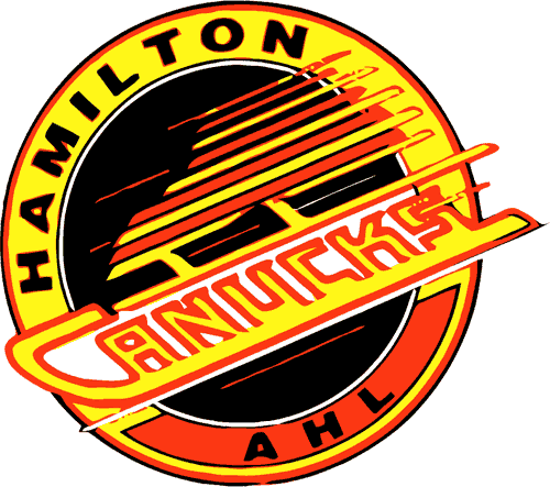 Hamilton Canucks 1992 93-1993 94 Primary Logo iron on heat transfer